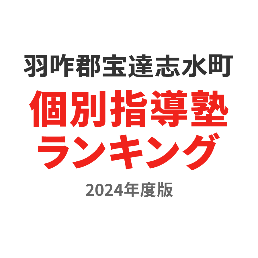 羽咋郡宝達志水町個別指導塾ランキング高校生部門2024年度版