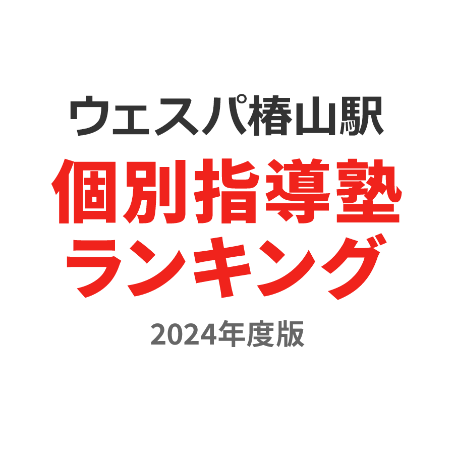 ウェスパ椿山駅個別指導塾ランキング高校生部門2024年度版
