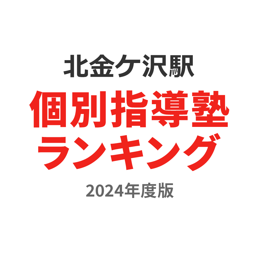 北金ケ沢駅個別指導塾ランキング高3部門2024年度版