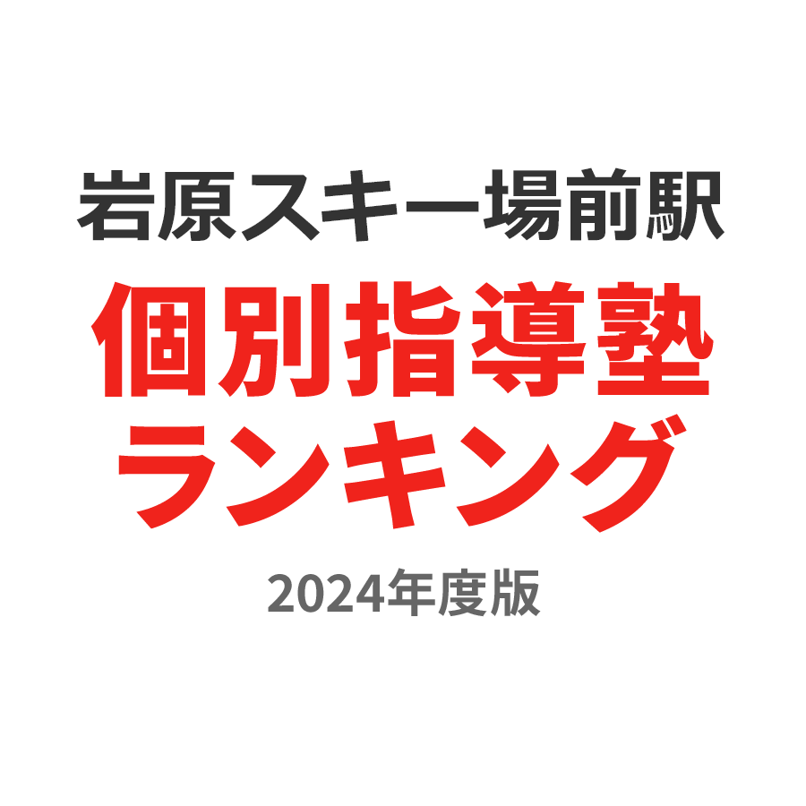 岩原スキー場前駅個別指導塾ランキング高3部門2024年度版