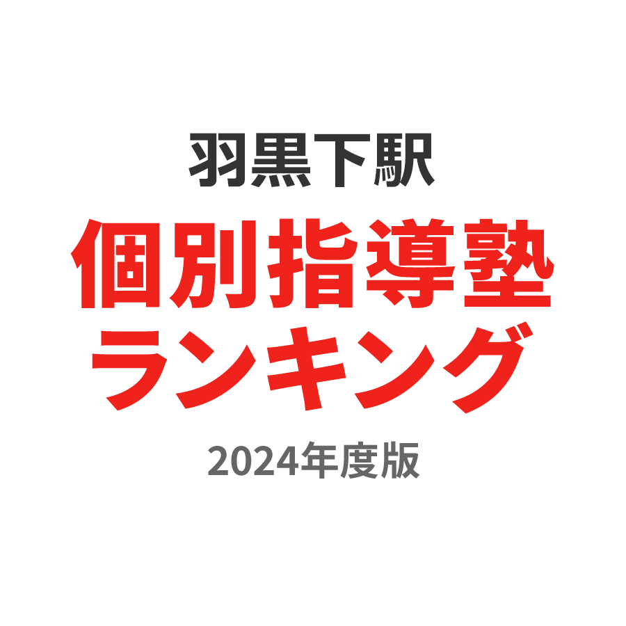 羽黒下駅個別指導塾ランキング高1部門2024年度版