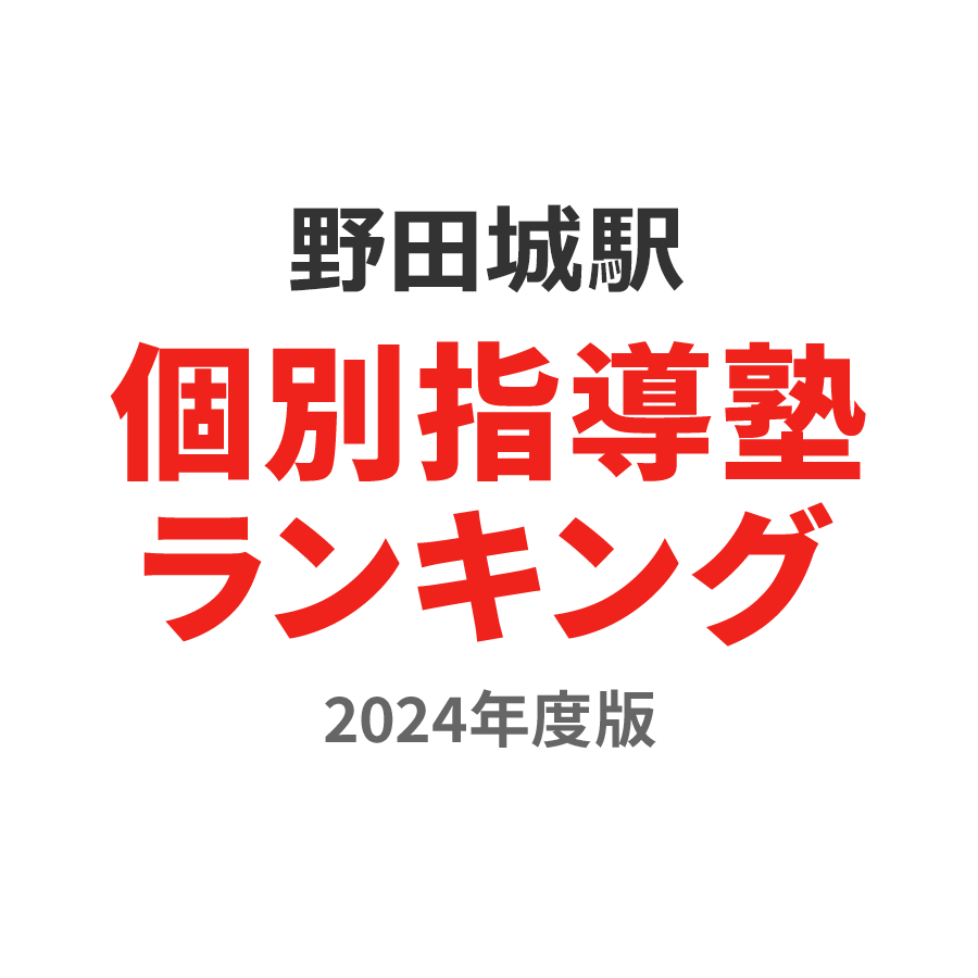 野田城駅個別指導塾ランキング浪人生部門2024年度版