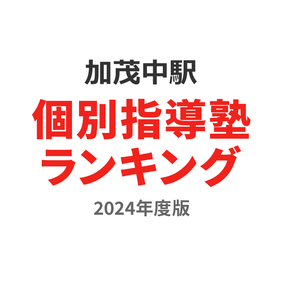 加茂中駅個別指導塾ランキング高校生部門2024年度版