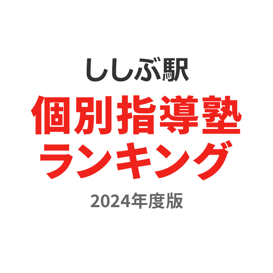 ししぶ駅個別指導塾ランキング高2部門2024年度版