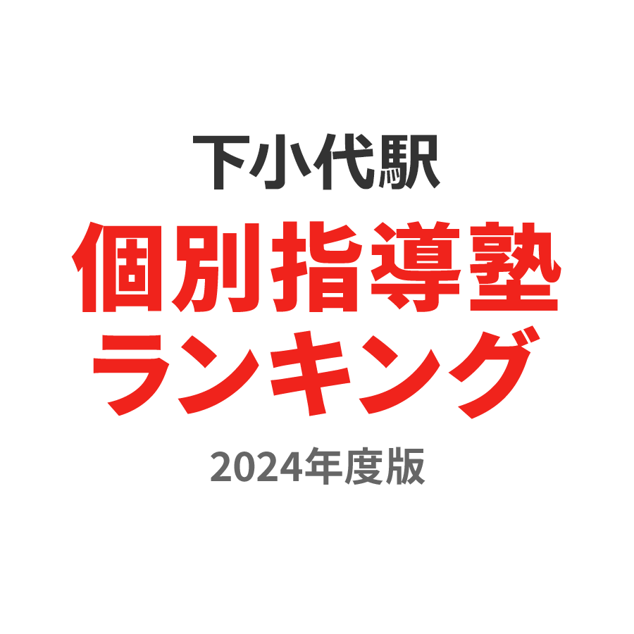 下小代駅個別指導塾ランキング高2部門2024年度版