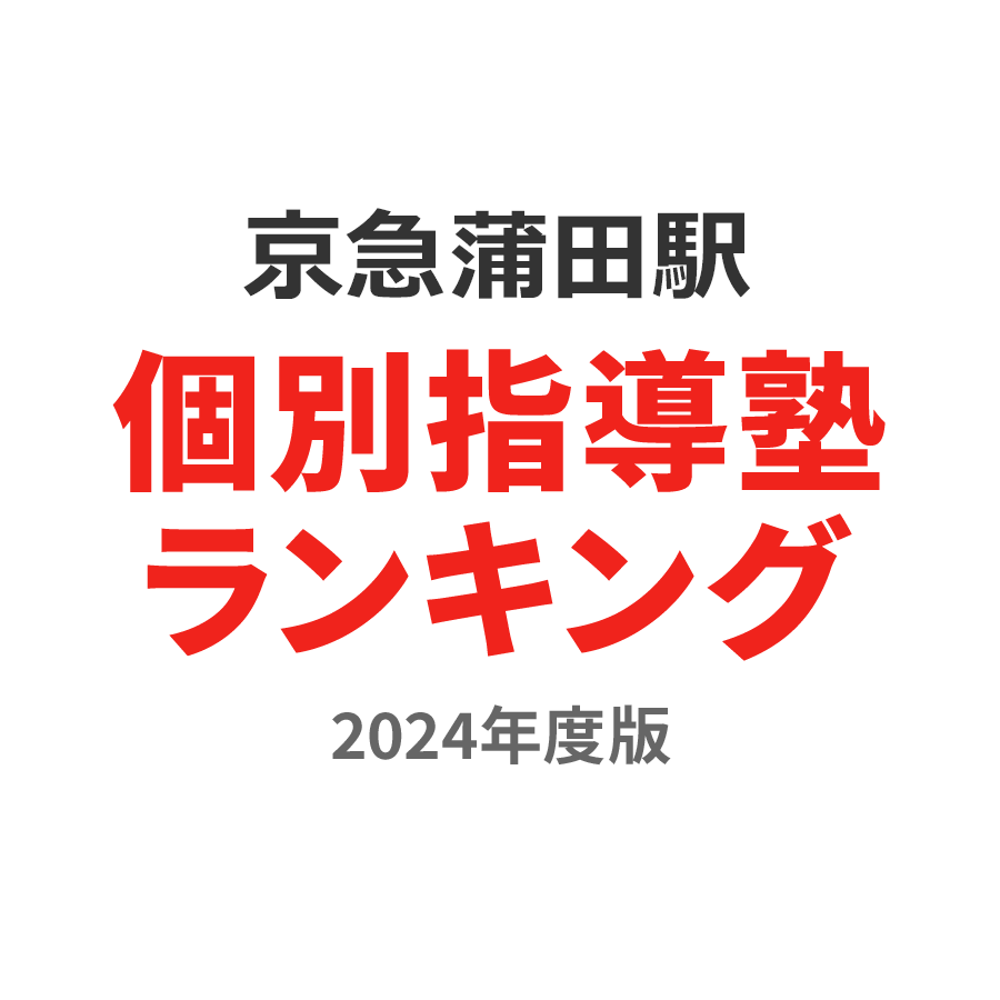 京急蒲田駅個別指導塾ランキング幼児部門2024年度版