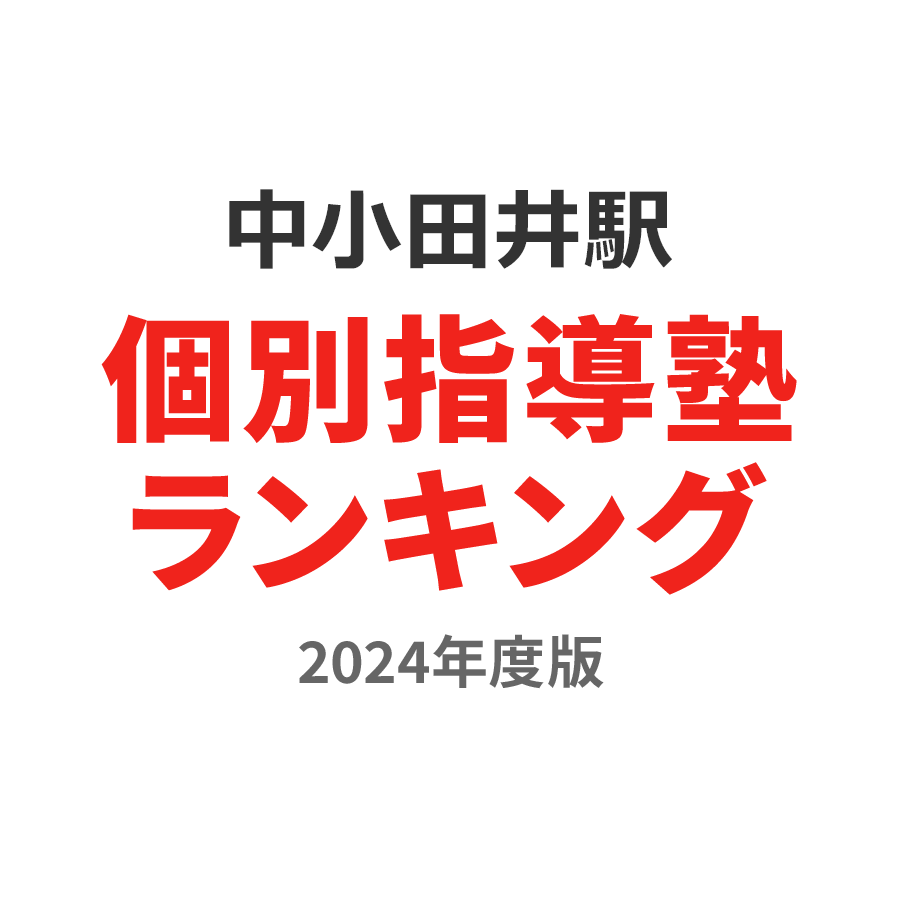 中小田井駅個別指導塾ランキング幼児部門2024年度版