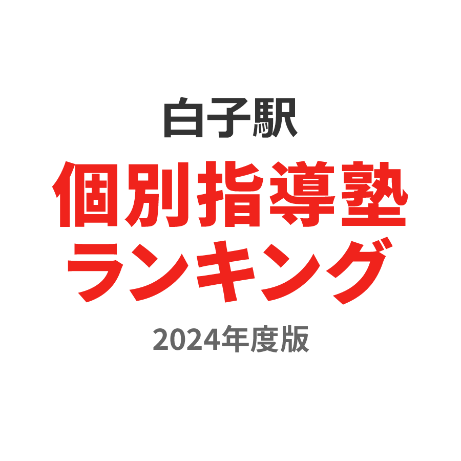 白子駅個別指導塾ランキング浪人生部門2024年度版