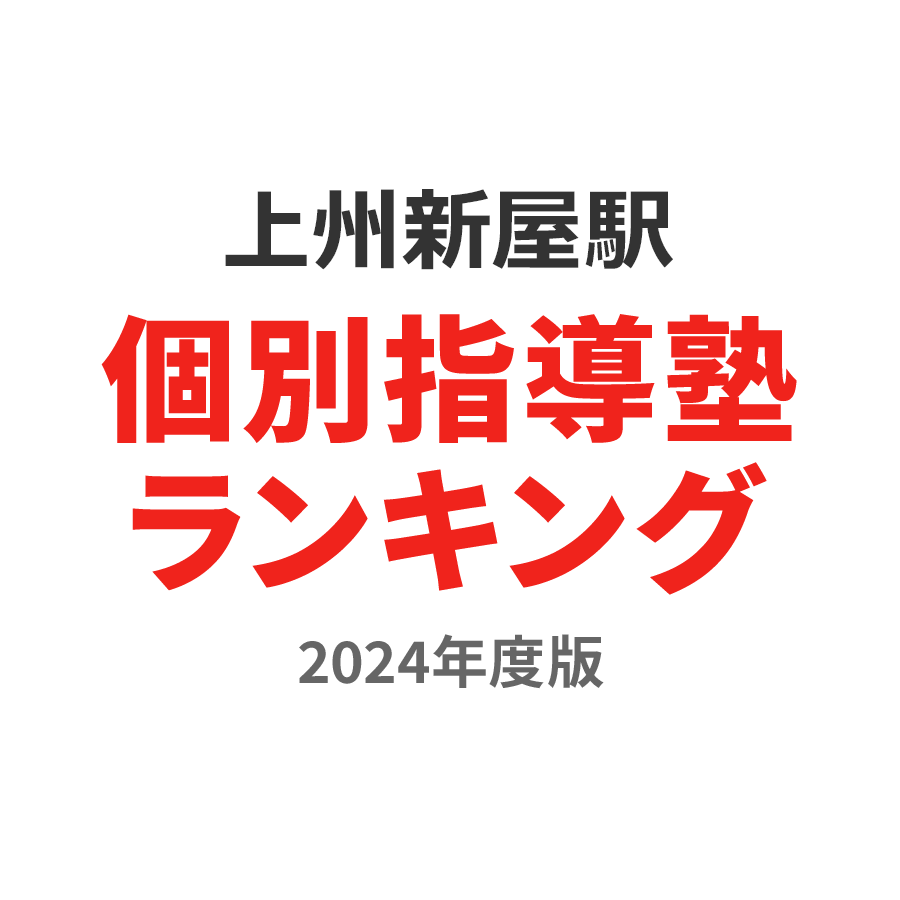 上州新屋駅個別指導塾ランキング高2部門2024年度版