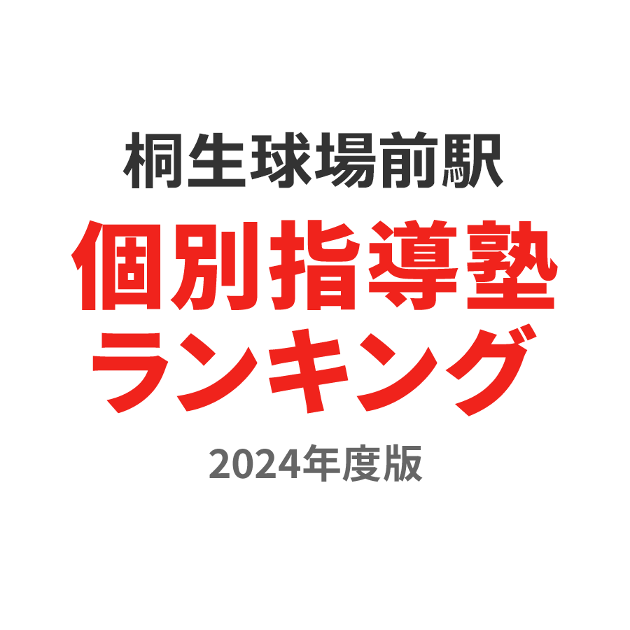 桐生球場前駅個別指導塾ランキング幼児部門2024年度版