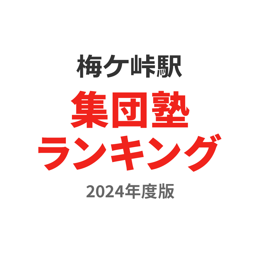 梅ケ峠駅集団塾ランキング浪人生部門2024年度版