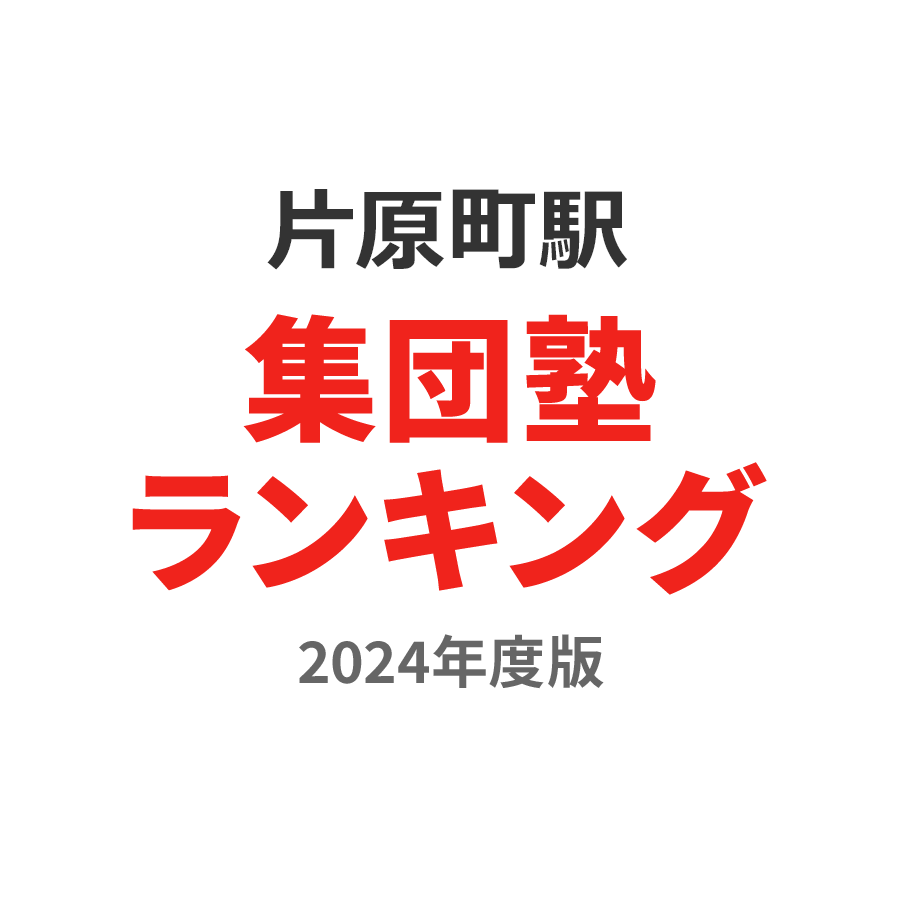 片原町駅集団塾ランキング中学生部門2024年度版