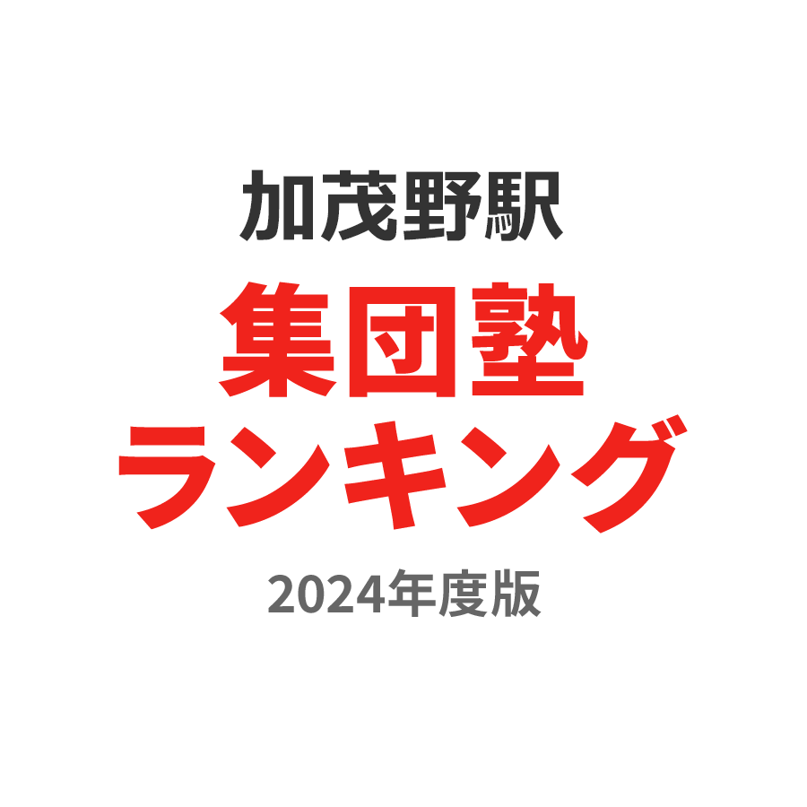 加茂野駅集団塾ランキング2024年度版
